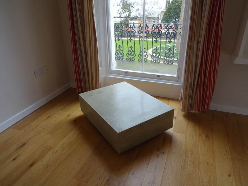 Floating Box Concrete Coffee Table UK
