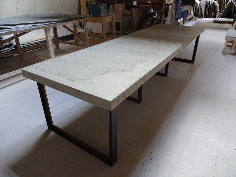 Polished Concrete Dining Table UK